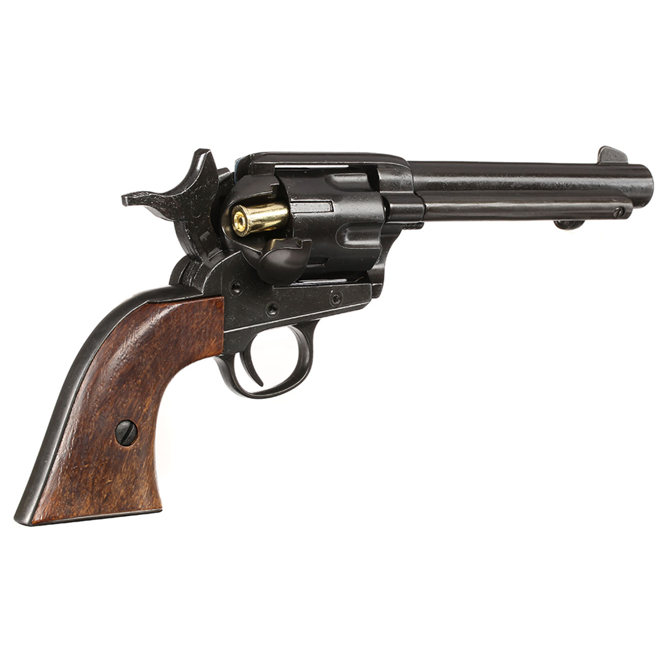 Deko Revolver schwarz/holz inkl. Patronen Bild 5