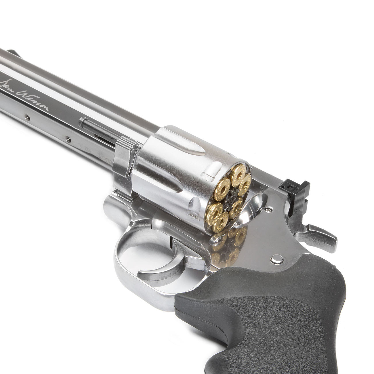 ASG Dan Wesson 715 CO2 Revolver 6 Zoll Kal. 4,5mm BB vernickelt Bild 1