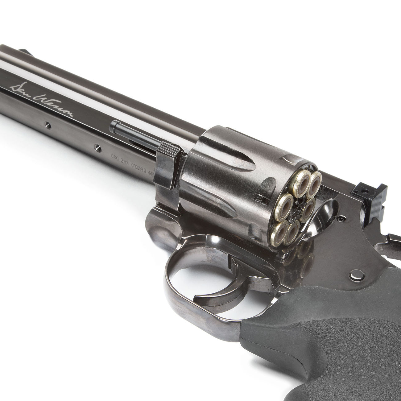 ASG Dan Wesson 715 CO2 Revolver 6 Zoll Kal. 4,5mm Diabolo stahlgrau Bild 1