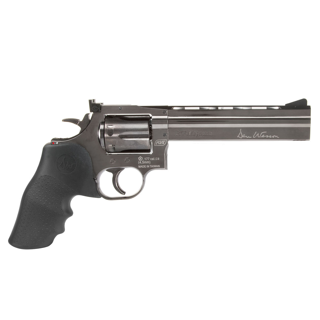 ASG Dan Wesson 715 CO2 Revolver 6 Zoll Kal. 4,5mm Diabolo stahlgrau Bild 1