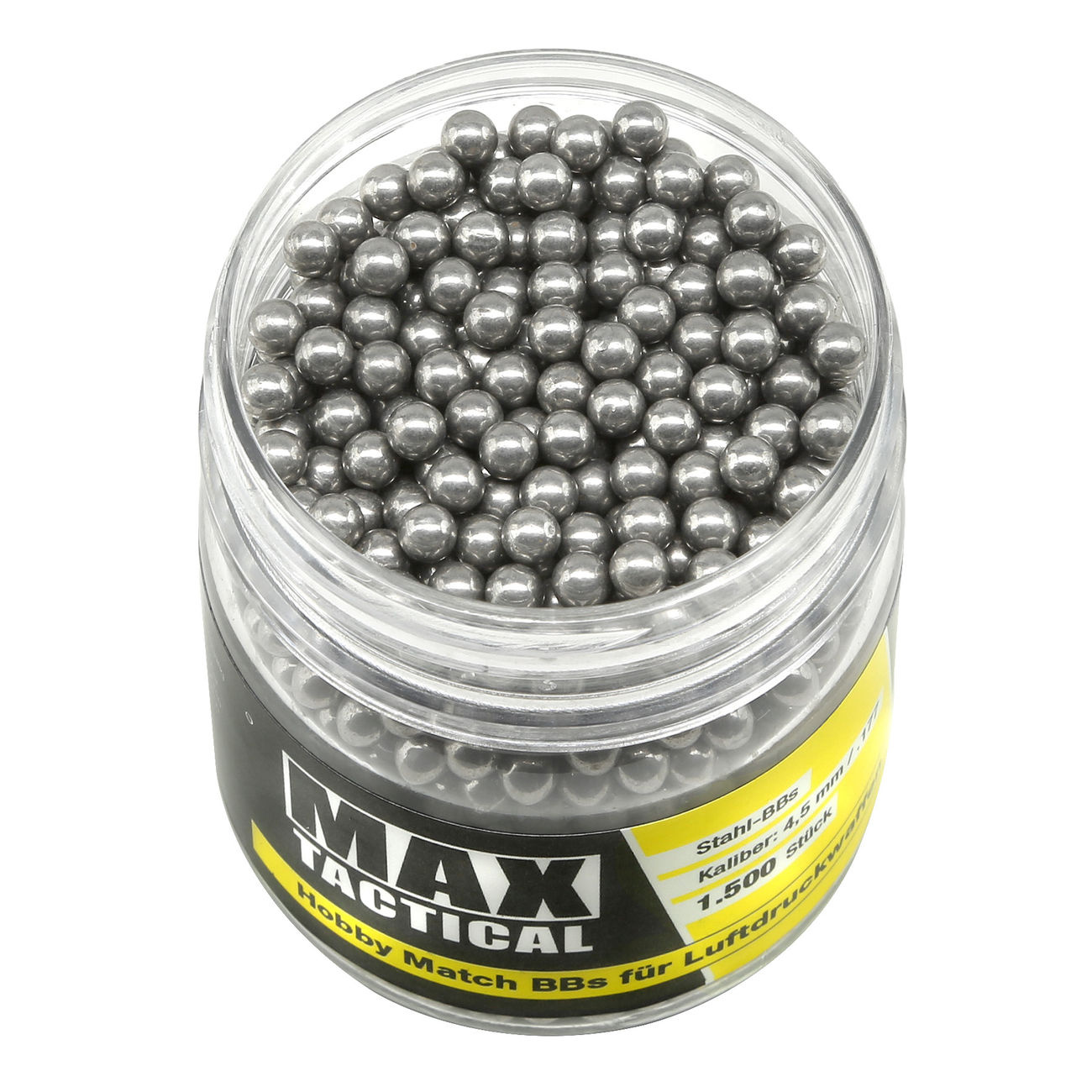 Max Tactical Stahl-BBs Kal. 4,5 mm 1500er Schnelllader Bild 1