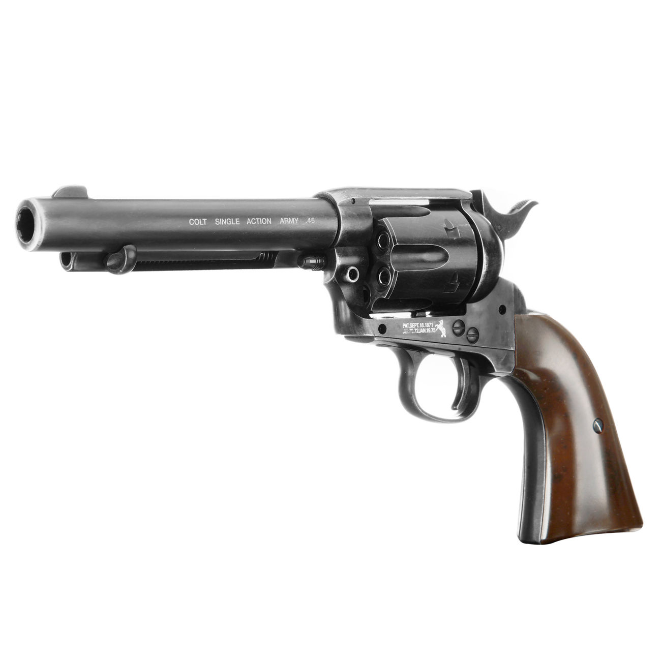 Colt Single Action Army 45 antik CO2 Revolver Kal. 4,5mm Diabolo gezogener Lauf Bild 1