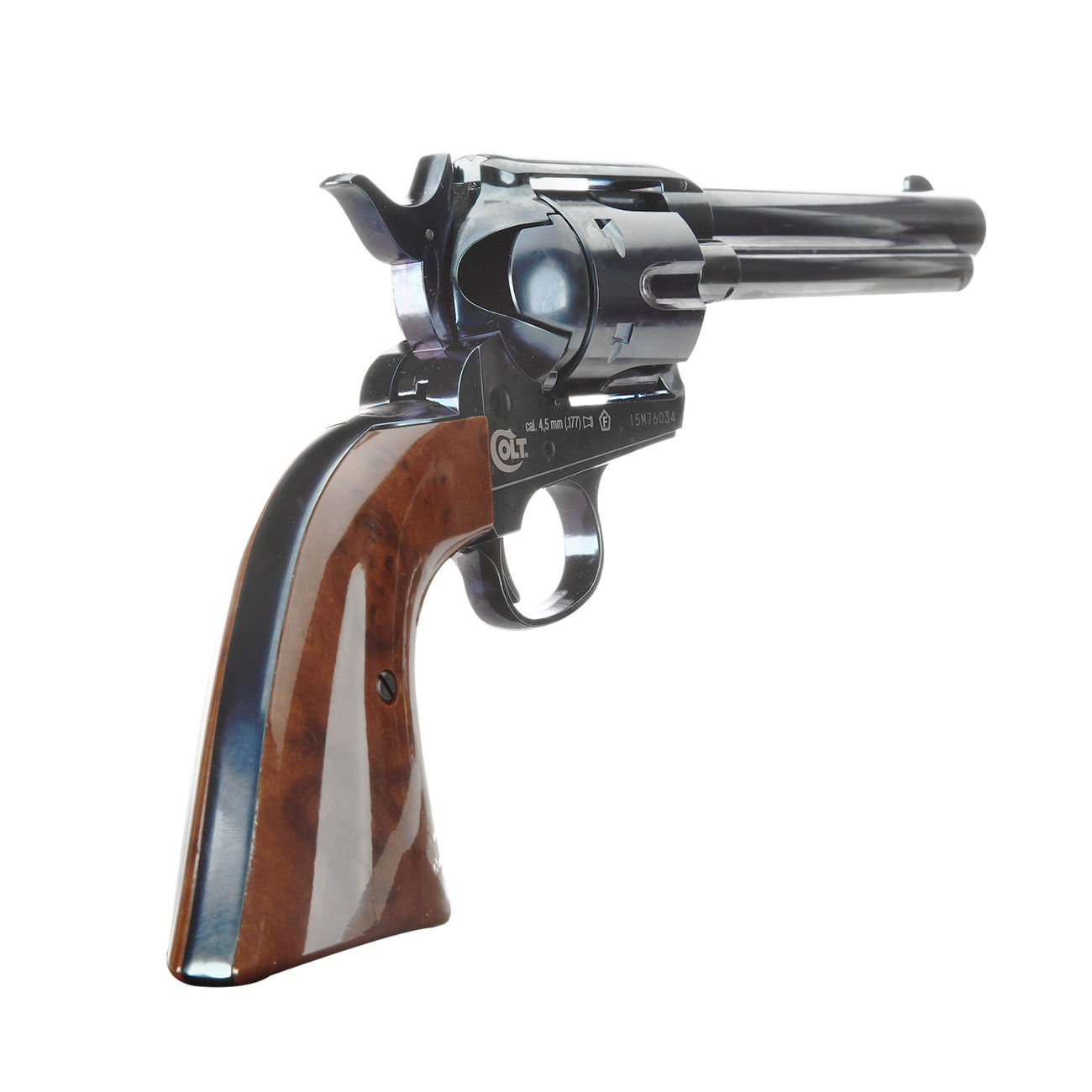 Colt Single Action Army 45 blue CO2 Revolver Kal. 4,5mm Diabolo gezogener Lauf Bild 3