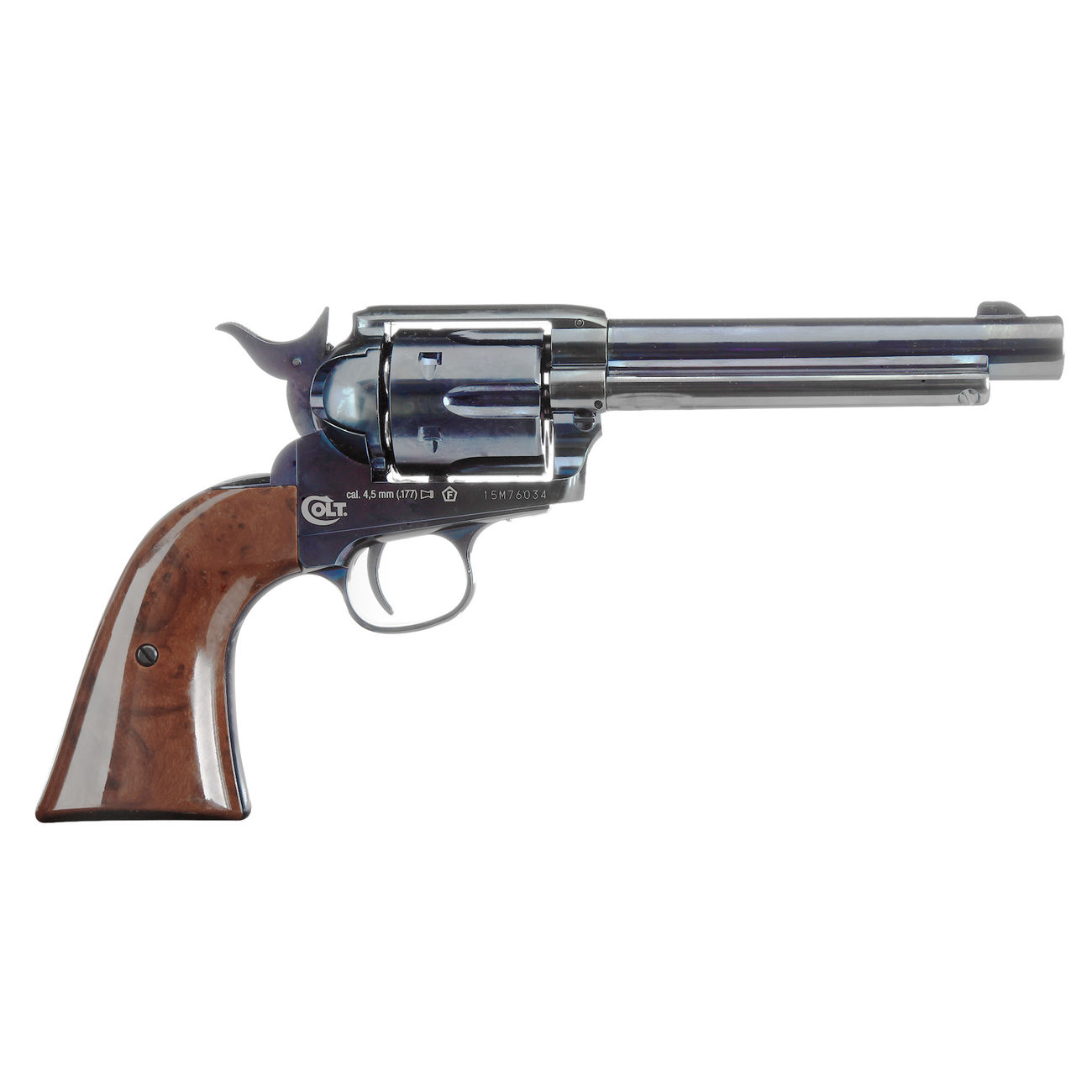 Colt Single Action Army 45 blue CO2 Revolver Kal. 4,5mm Diabolo gezogener Lauf Bild 4