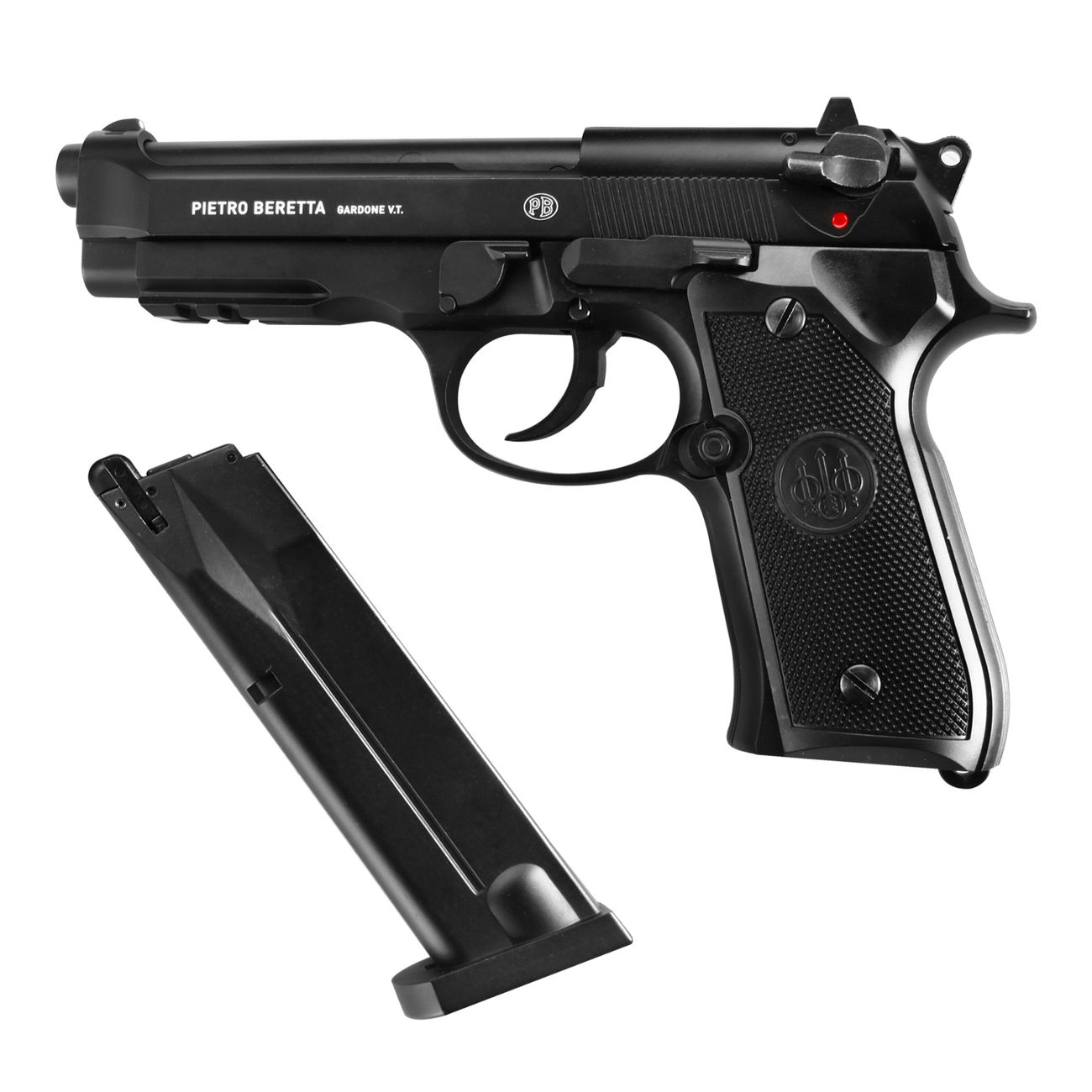 Beretta M92A1 CO2 Luftpistole Kal. 4,5mm BB Vollmetall schwarz Bild 4