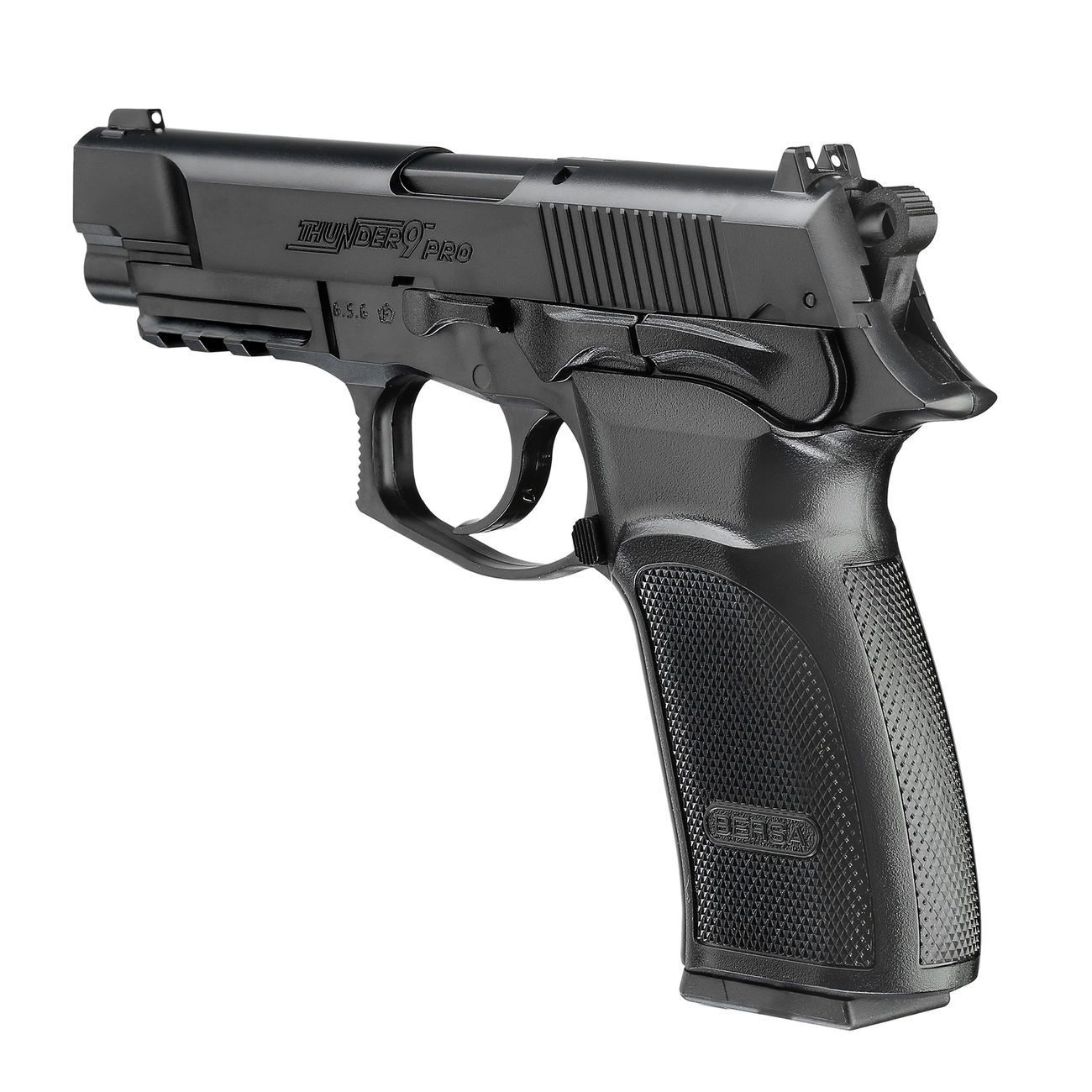Bersa Thunder 9 Pro CO2 Luftpistole Kal. 4,5mm BB schwarz Bild 1