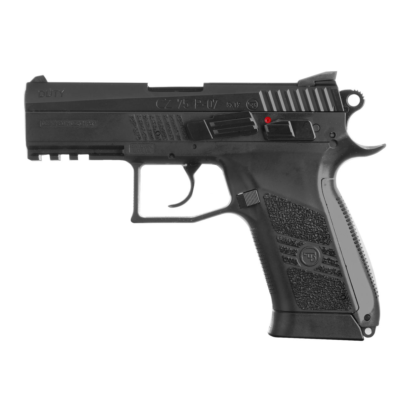 ASG CZ 75 P-07 Duty CO2 Luftpistole Kal. 4,5mm BB Blow Back schwarz