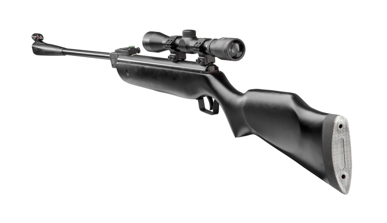 TELL Mod. 220 All Black Luftgewehr Kal. 4,5 mm Komplettset Kotte & Zeller