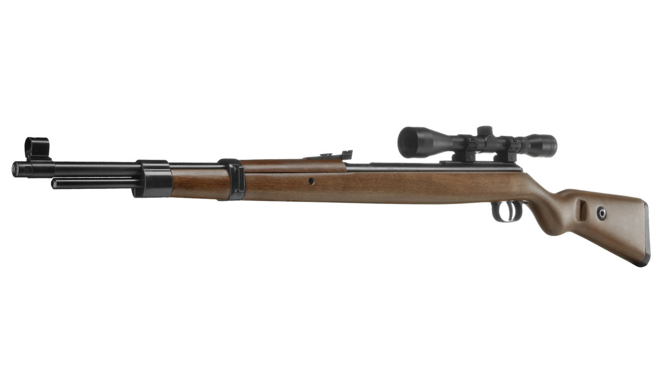 Mauser K98 Karabiner Luftgewehr 4,5mm Diabolo Unterhebelspanner inkl. Zielfernrohr 6x42 Bild 1