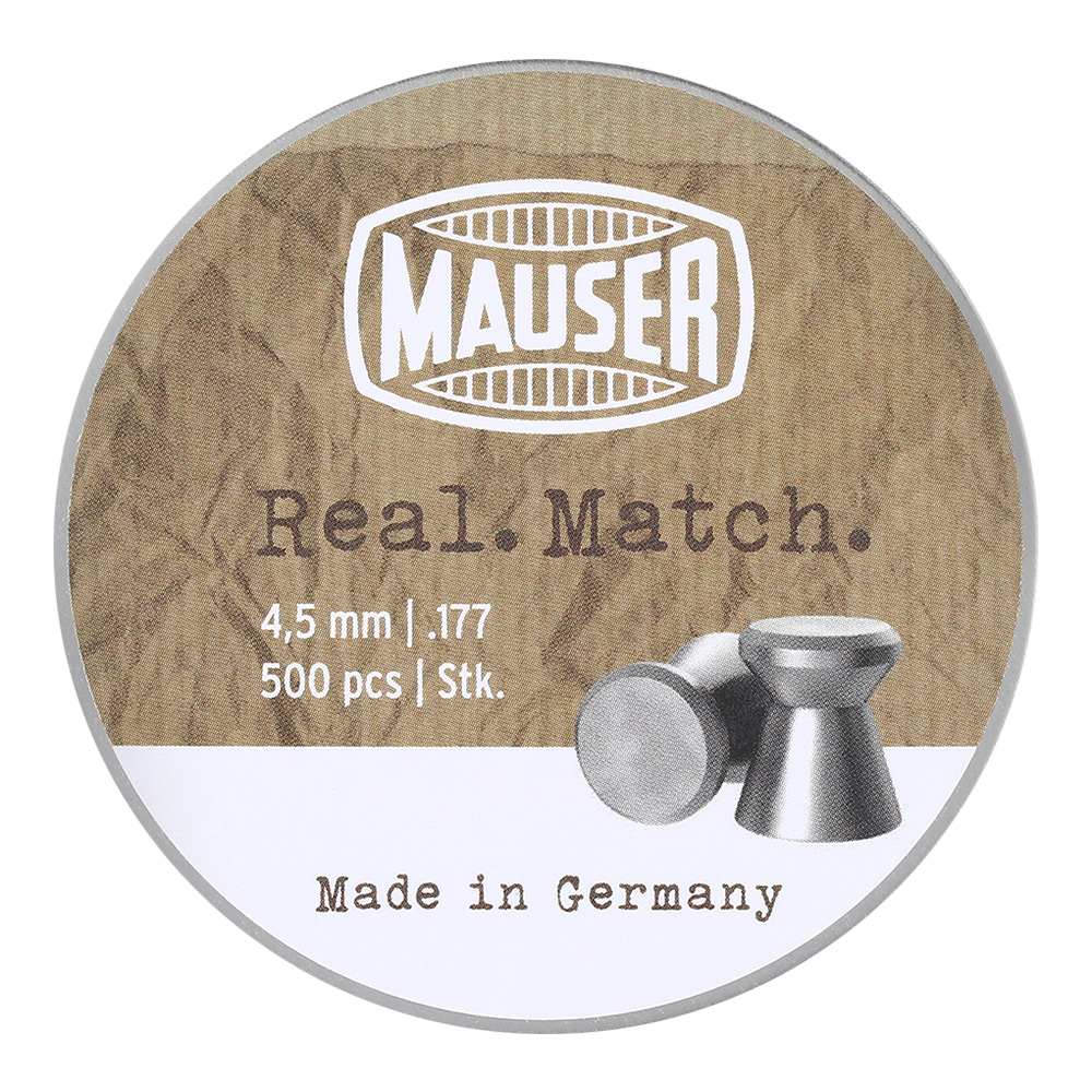Mauser Diabolos Real Match 4,5 mm Flachkopf 500 Stück Bild 3