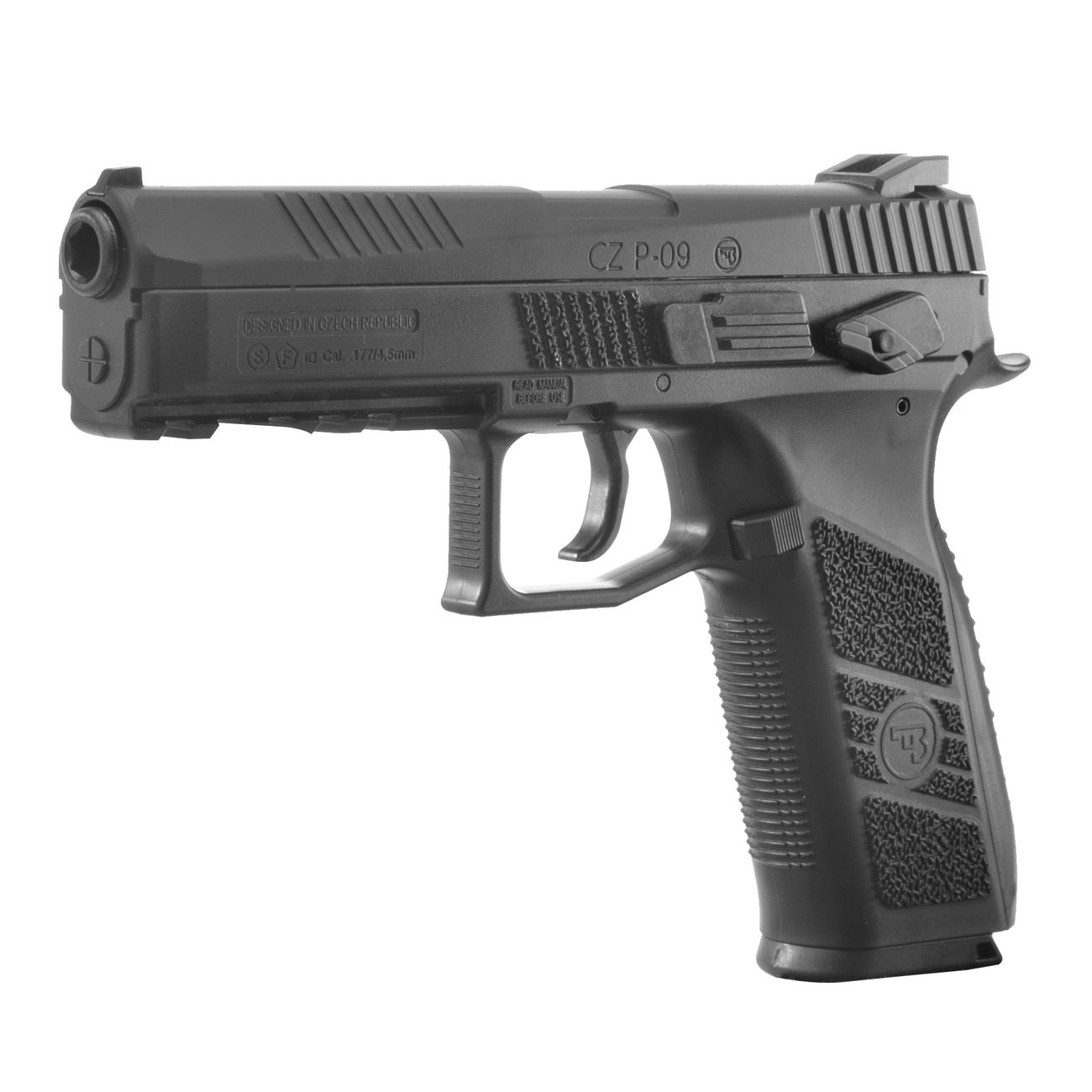 ASG CZ P09 Duty CO2 Luftpistole 4,5mm Diabolo/SBB Komplettset Kotte