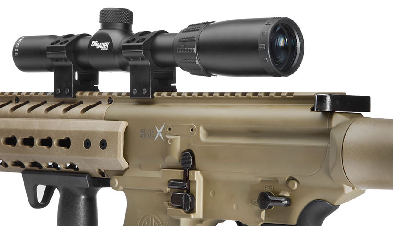 Sig Sauer MCX CO2-Luftgewehr 4,5mm Diabolo dark earth inkl. Sig Sauer 1-4x24WR Zielfernrohr Bild 1