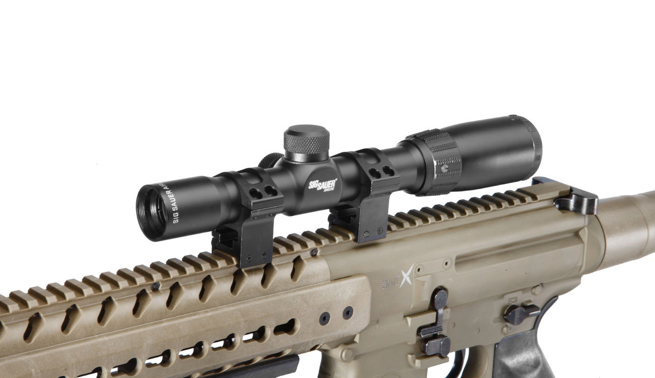 Sig Sauer MCX CO2-Luftgewehr 4,5mm Diabolo dark earth inkl. Sig Sauer 1-4x24WR Zielfernrohr Bild 1