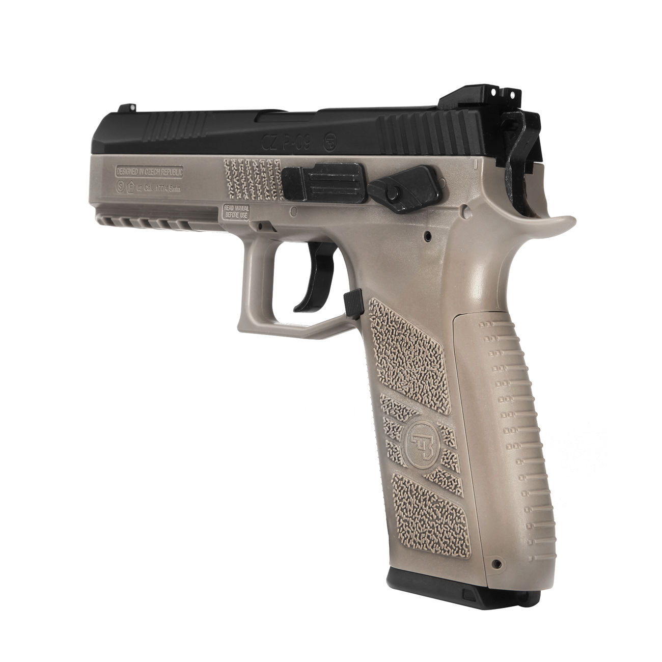 ASG CZ75 P-09 Duty CO2 Luftpistole 4,5mm Diabolo BB bicolor Bild 2