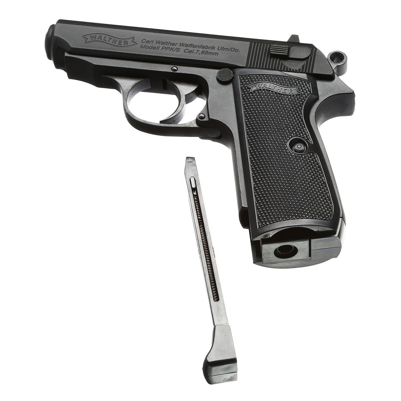 Pistola Umarex Walther PPK/S de CO2 , cal. 4,5 BB , Blowback