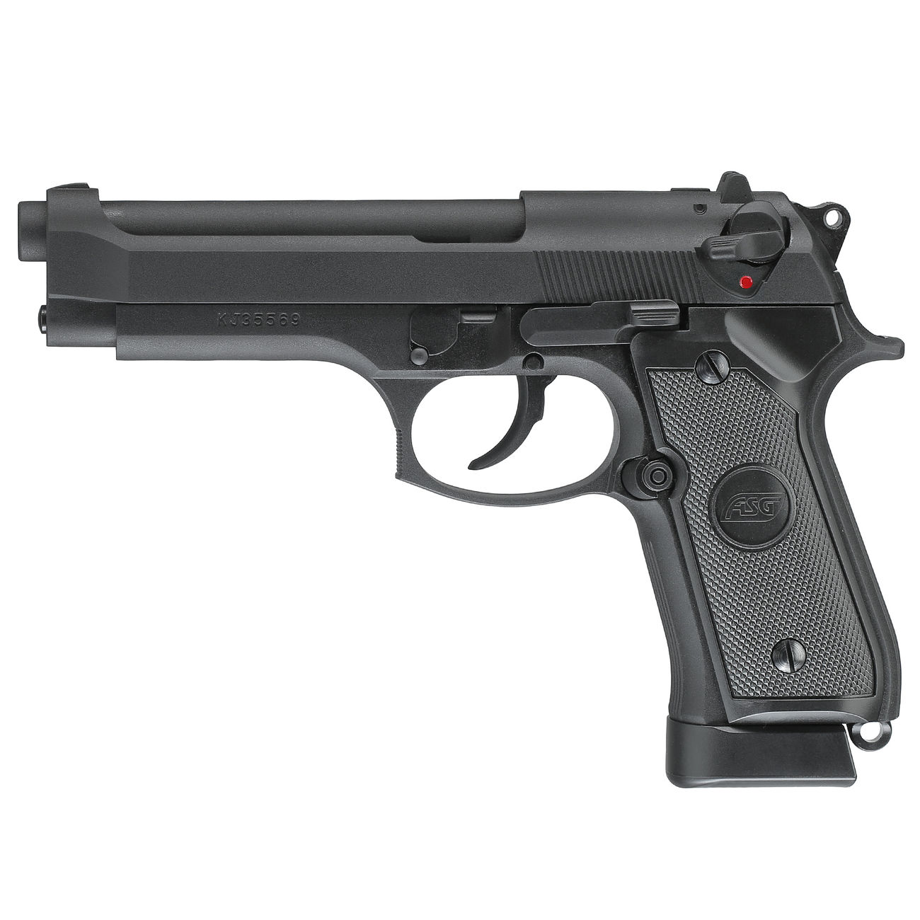 ASG X9 Classic CO2 Luftpistole 4,5mm BB Vollmetall Blowback schwarz