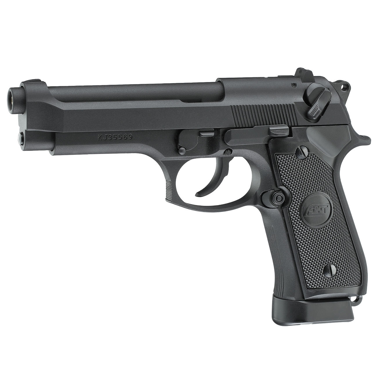 ASG X9 Classic CO2 Luftpistole 4,5mm BB Vollmetall Blowback schwarz Bild 1