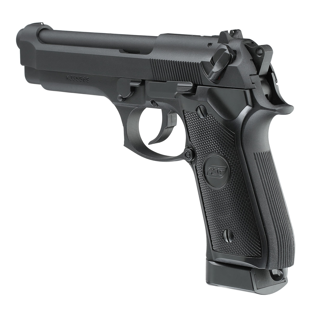 ASG X9 Classic CO2 Luftpistole 4,5mm BB Vollmetall Blowback schwarz Bild 2