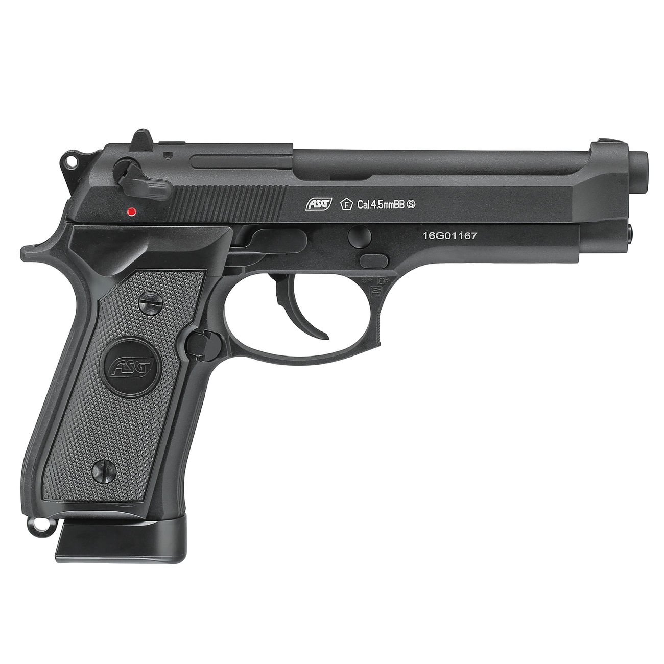 ASG X9 Classic CO2 Luftpistole 4,5mm BB Vollmetall Blowback schwarz Bild 3