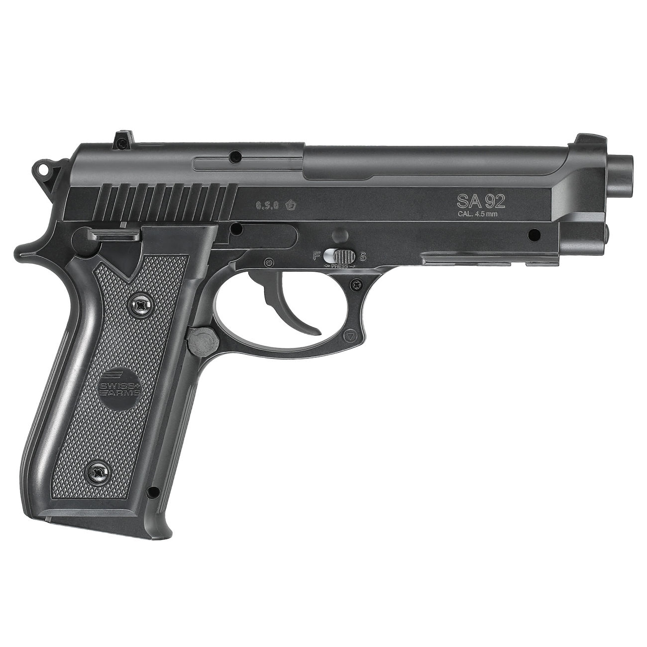 Swiss Arms PT92 CO2 Luftpistole NBB Kal. 4,5 mm BB schwarz Bild 1