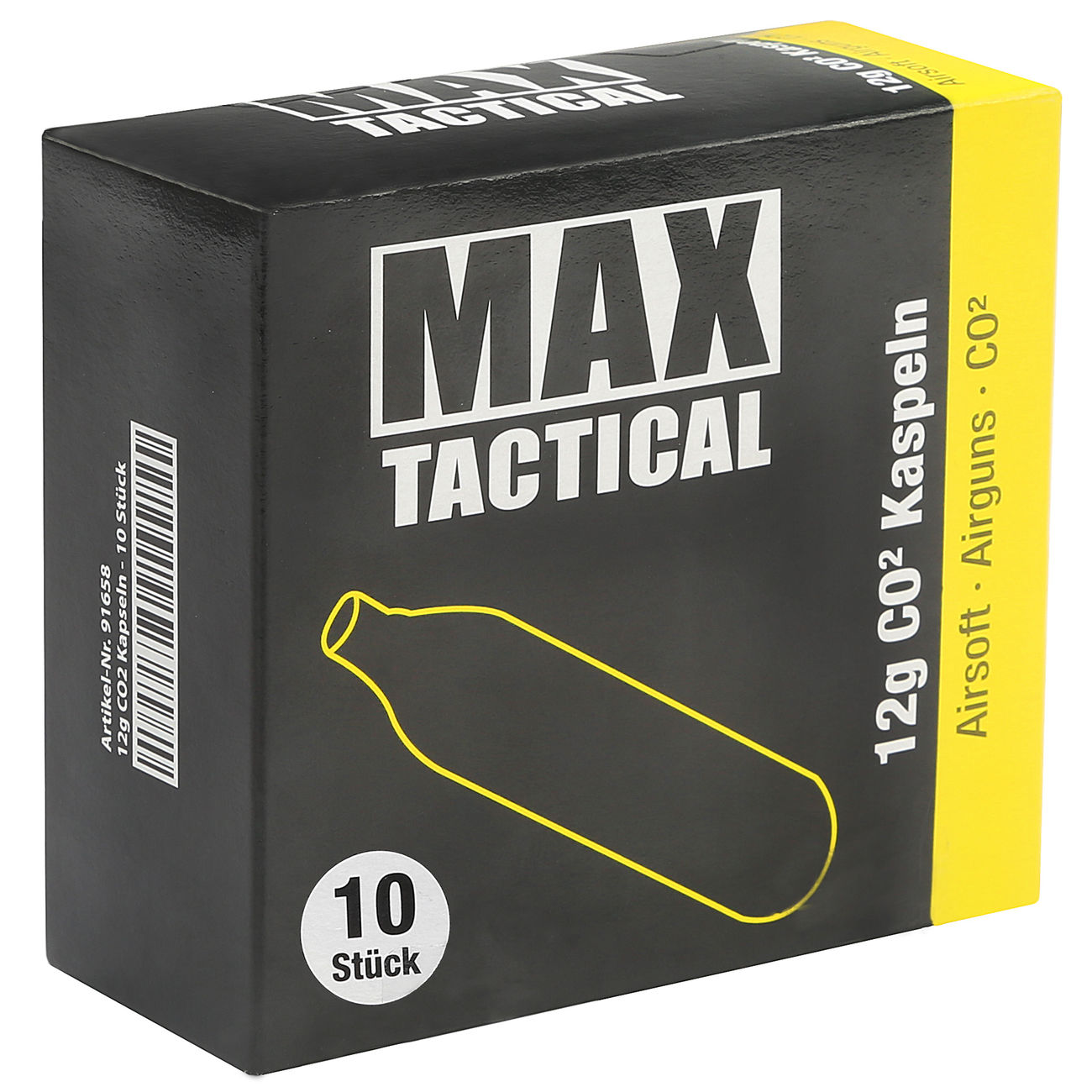 Max Tactical CO2-Kapseln 10 Stck je 12g Bild 1