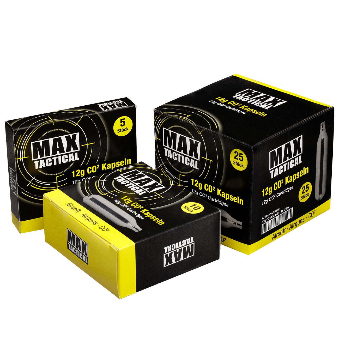 Max Tactical CO2-Kapseln 10 Stck je 12g Bild 8