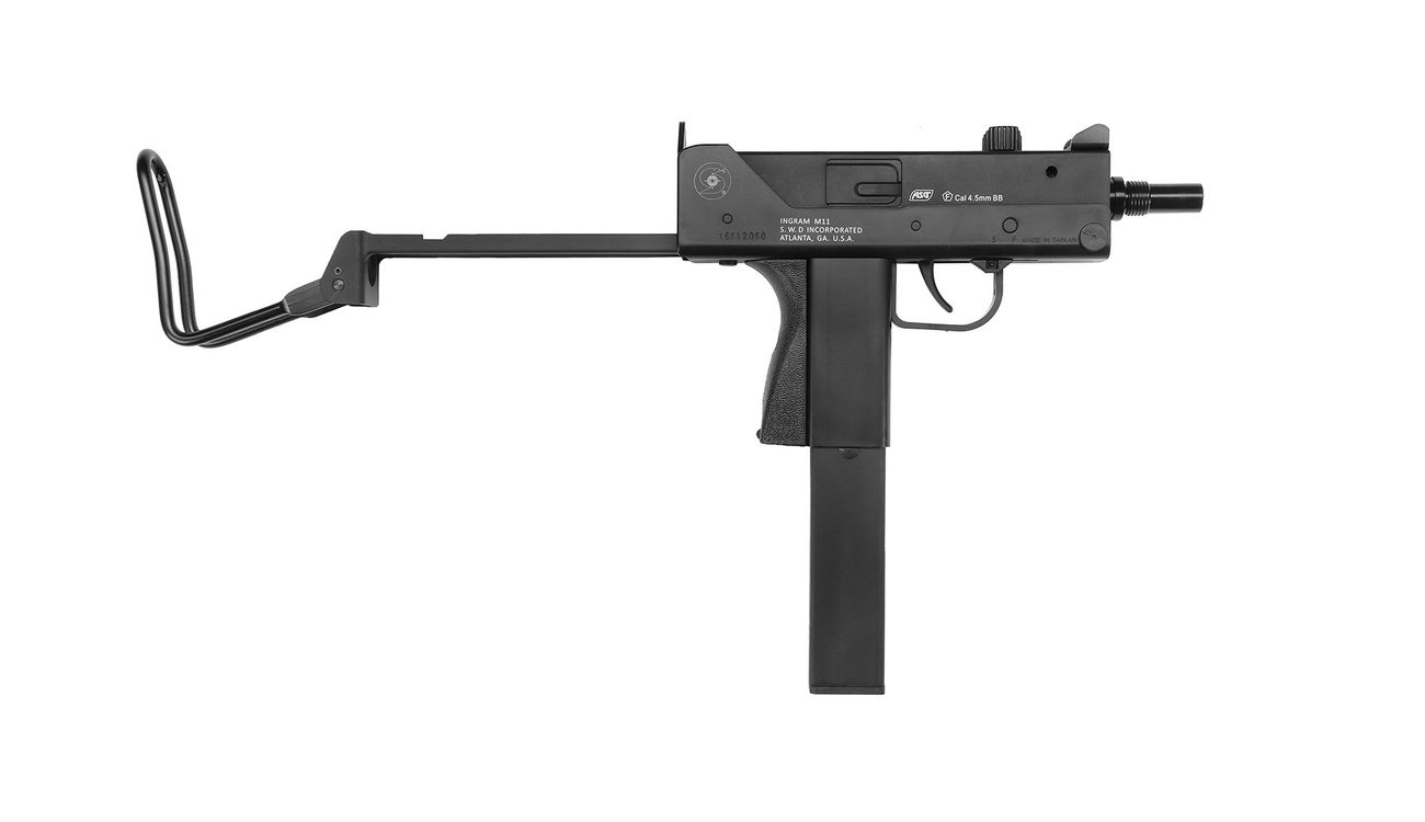 ASG / KWC Ingram M11 CO2 NBB Luftpistole 4,5mm BB schwarz Bild 1