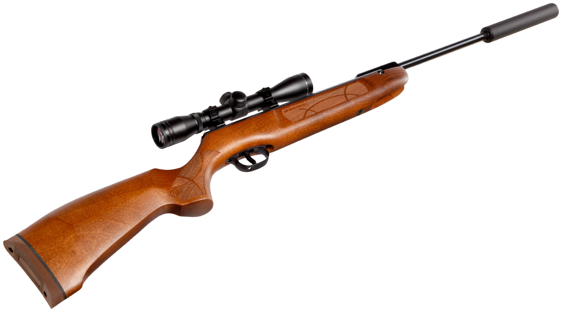 Weihrauch HW 50 MII Luftgewehr Kal. 4,5mm mit Schalldmpfer und Zielfernrohr Bild 10