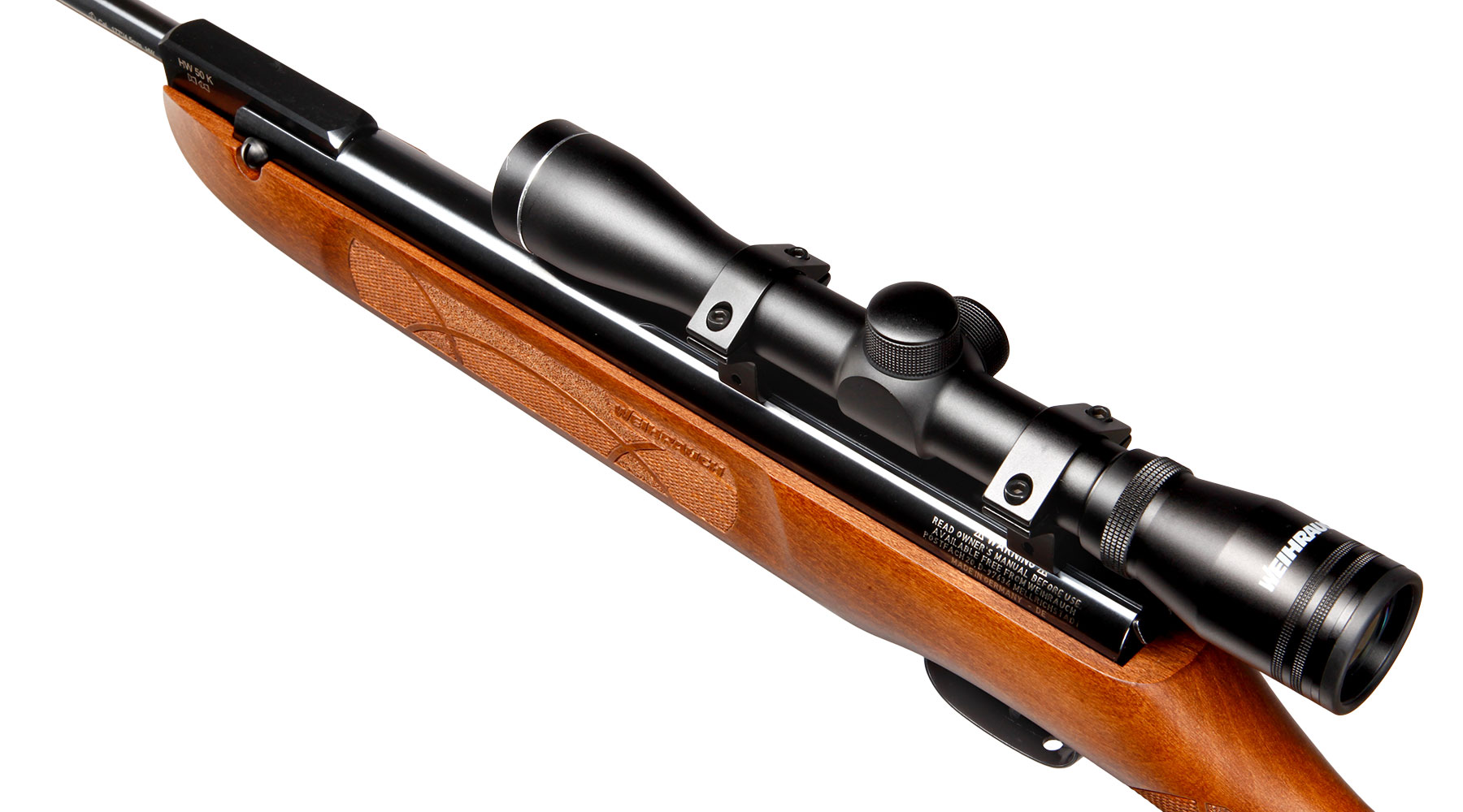 Weihrauch HW 50 MII Luftgewehr Kal. 4,5mm mit Schalldmpfer und Zielfernrohr Bild 3