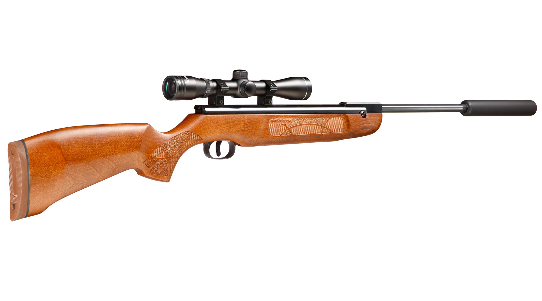Weihrauch HW 50 MII Luftgewehr Kal. 4,5mm mit Schalldmpfer und Zielfernrohr Bild 5