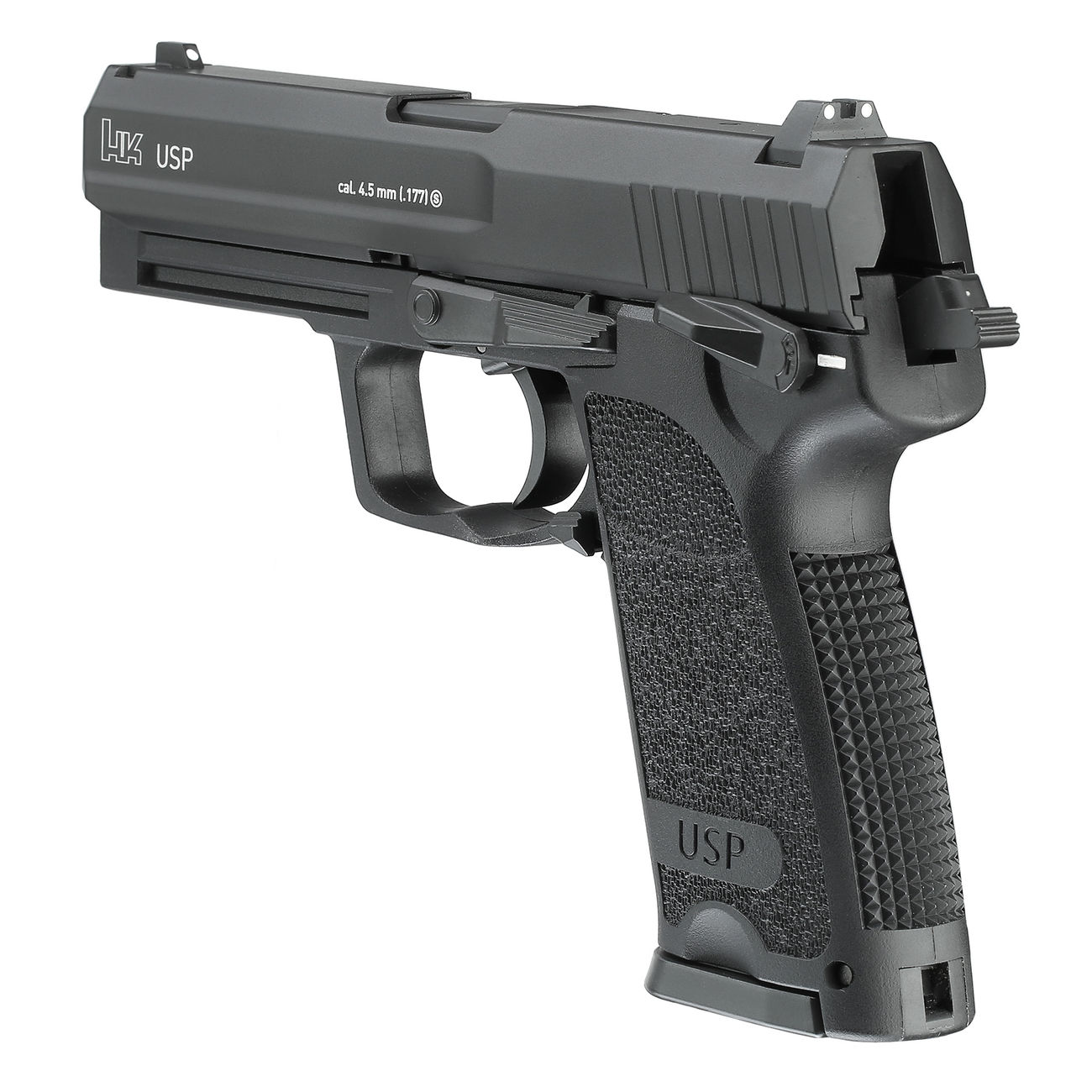 Heckler & Koch USP CO2 Luftpistole Blowback Kal. 4,5mm BB schwarz Bild 2