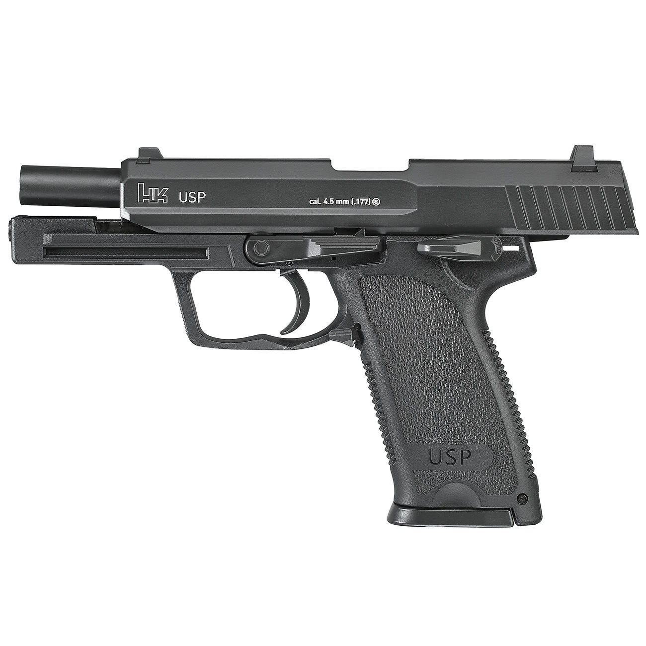 Heckler & Koch USP CO2 Luftpistole Blowback Kal. 4,5mm BB schwarz Bild 5