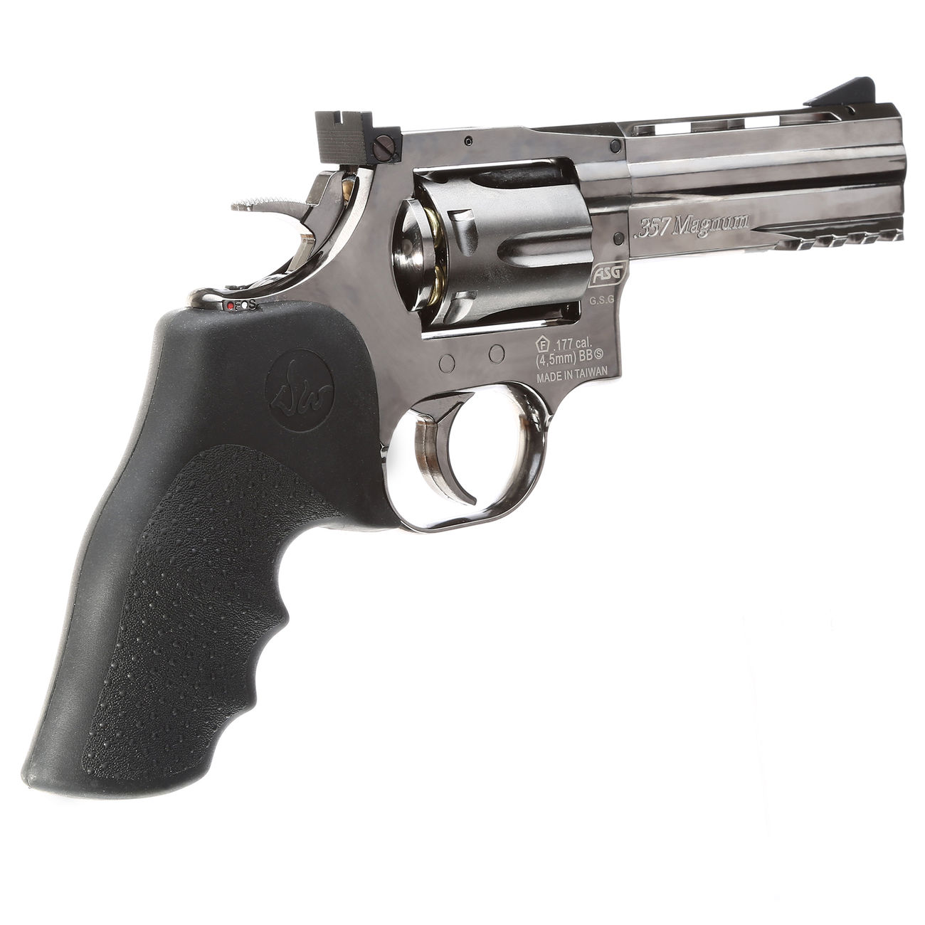 ASG Dan Wesson 715 4 Zoll Vollmetall CO2 Revolver Kal. 4,5mm BB stahlgrau Bild 6