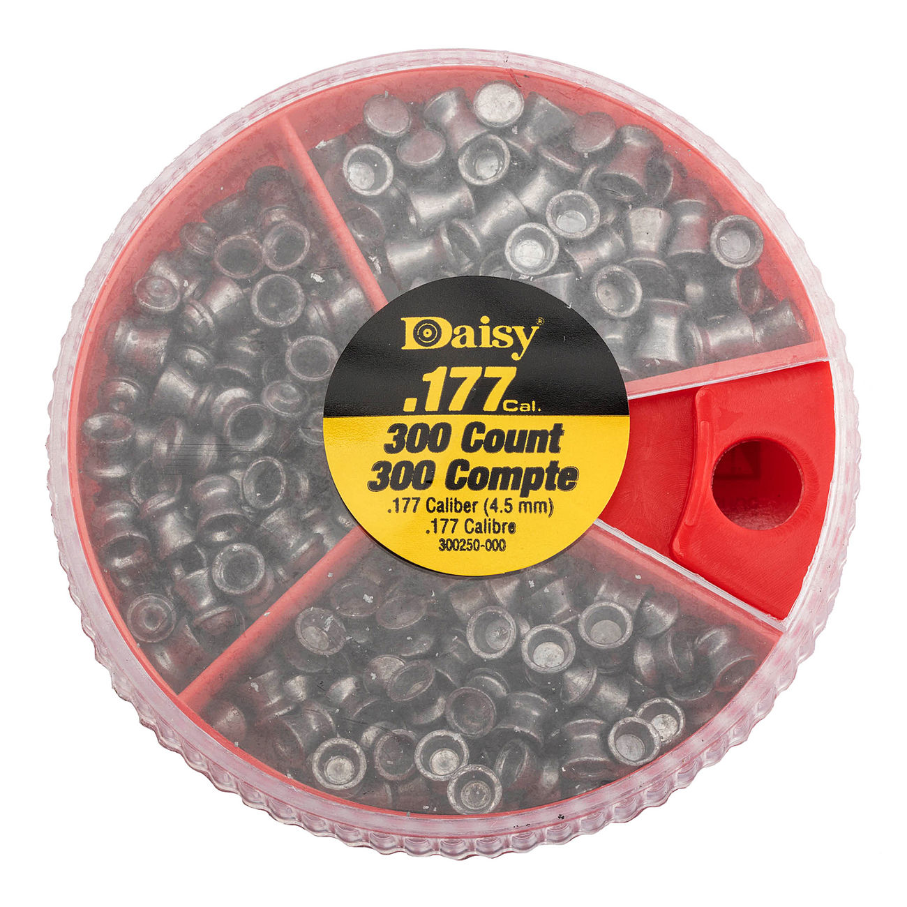 Daisy Diabolos 4,5 mm 300 Stück, je 100 Spitz-, Flach- und Rundkopf