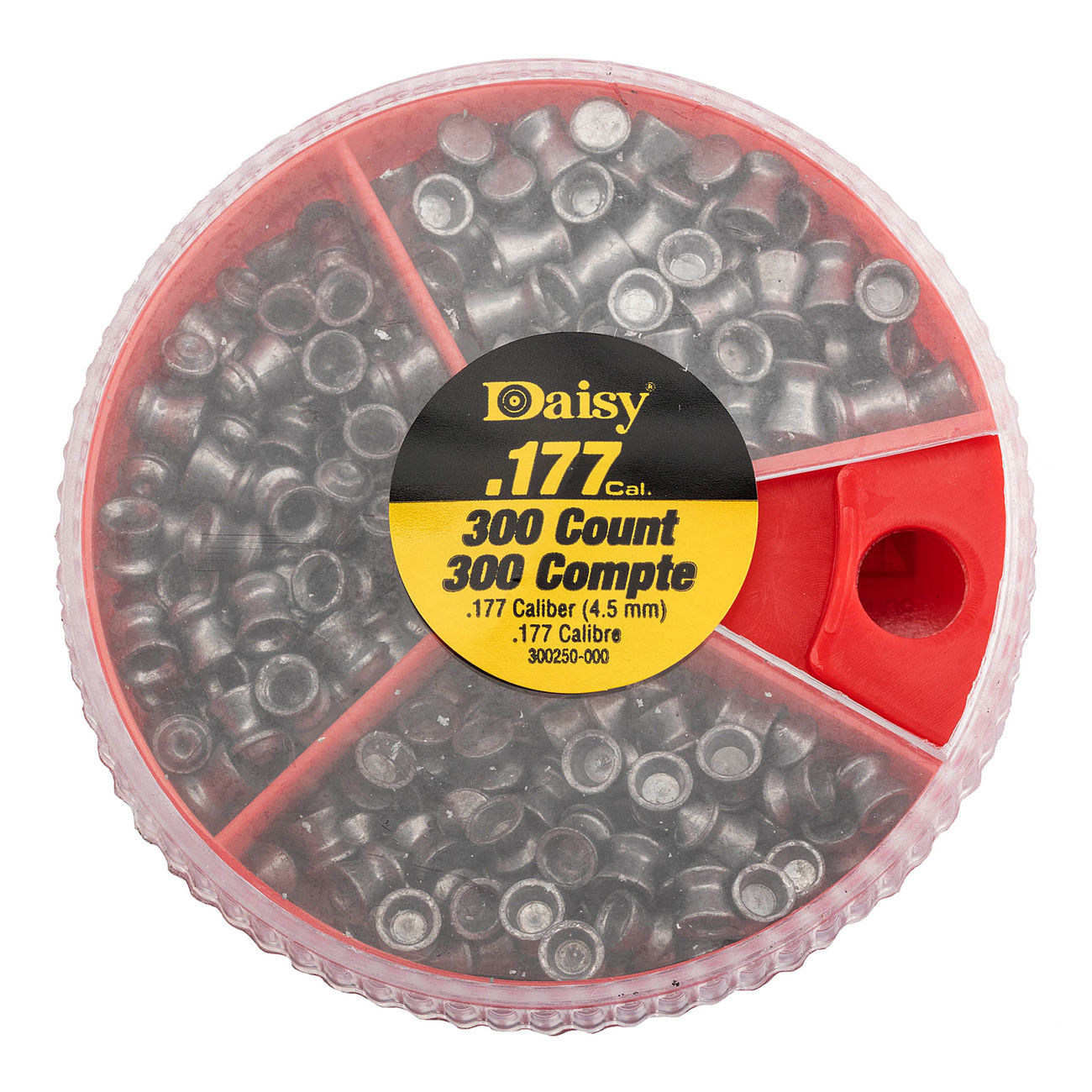 Daisy Diabolos 4,5 mm 300 St�ck, je 100 Spitz-, Flach- und Rundkopf