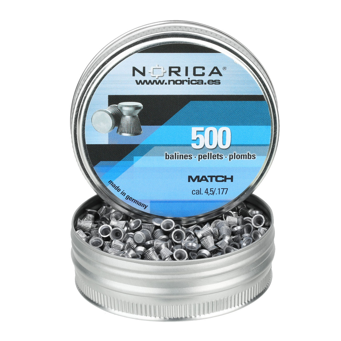 Norica Flachkopf Diabolos Match 4,5 mm, 500 Stück