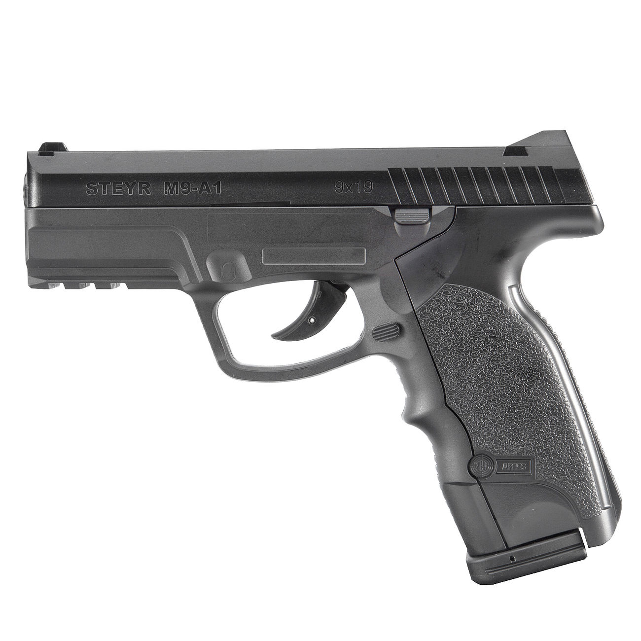 ASG Steyr M9A1 CO2 Luftpistole 4,5mm BB schwarz Komplettset Deluxe ...