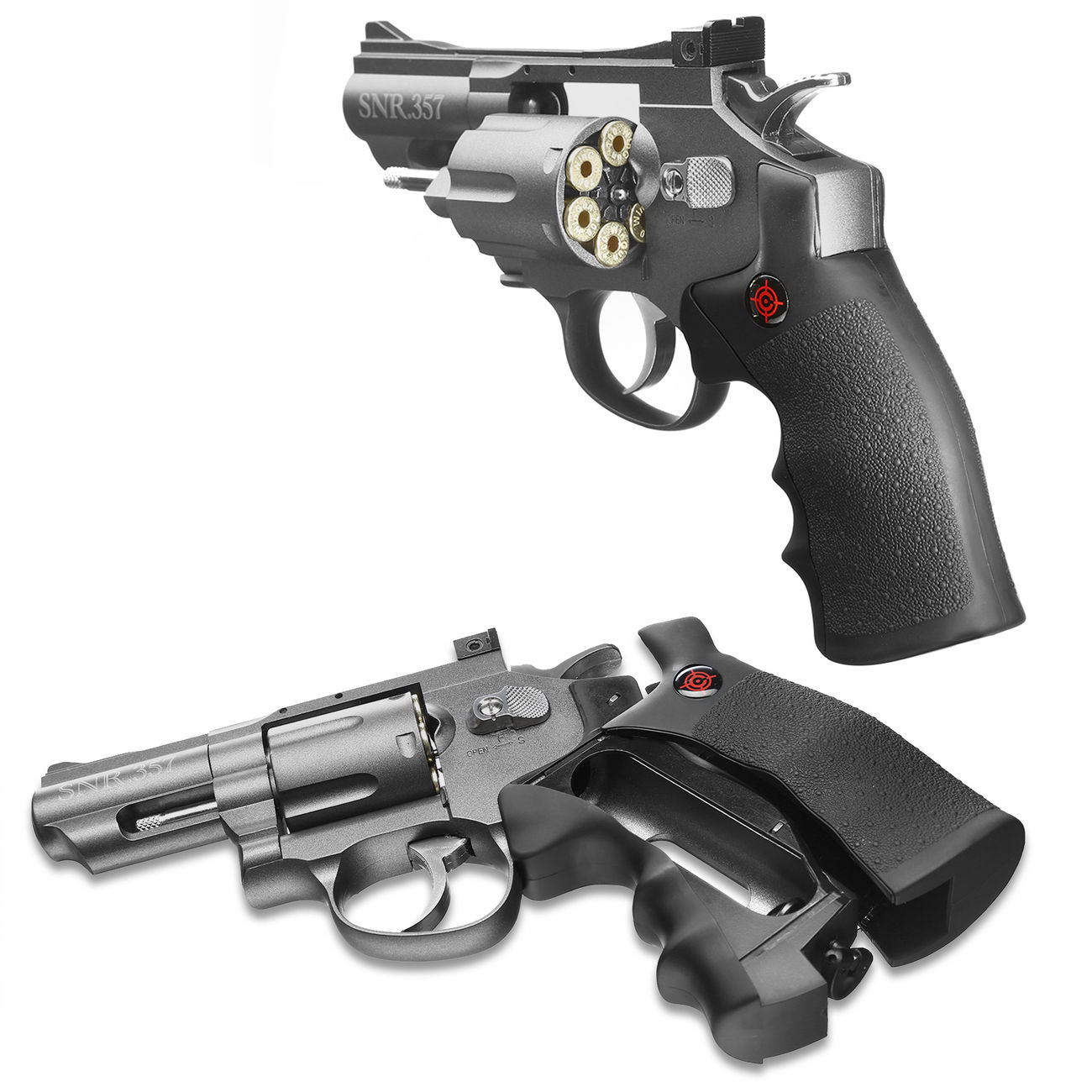Crosman SNR 357 CO2 Revolver Kal. 4,5 mm BB / Diabolo anthrazit Bild 1