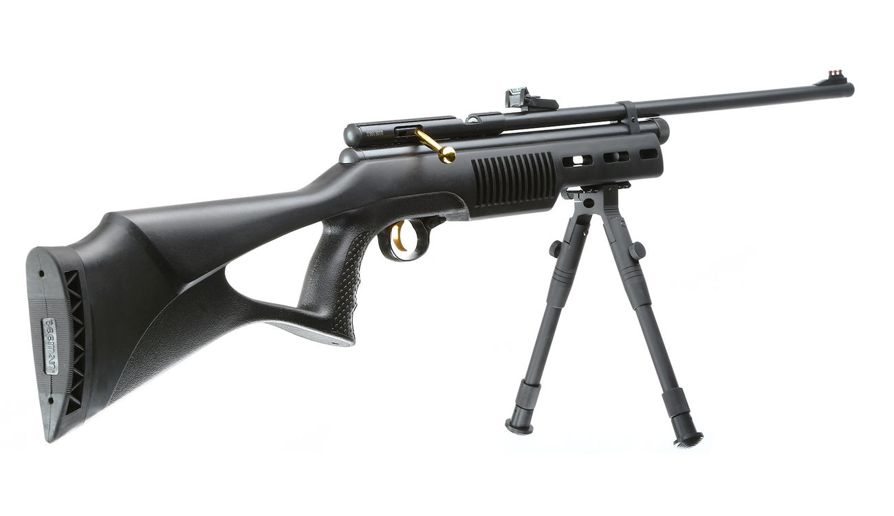 Beeman Norconia QB78B CO2-Luftgewehr Kal. 5,5mm schwarz inkl. Zweibein Bild 1