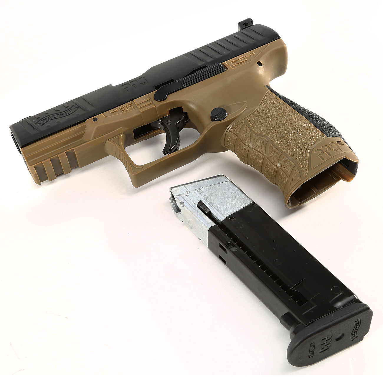 extra Magazin Walther PPQ M2 T4E RAM Pistole FDE inkl Home Defense Paket 