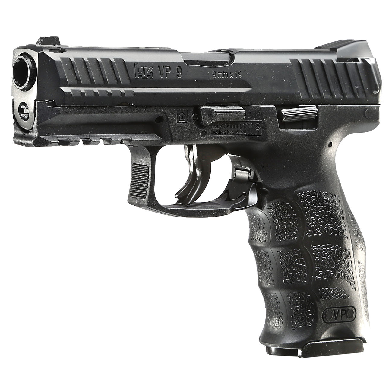   Heckler & Koch VP9 CO2-Luftpistole 4,5mm BB Metallschlitten schwarz Bild 1