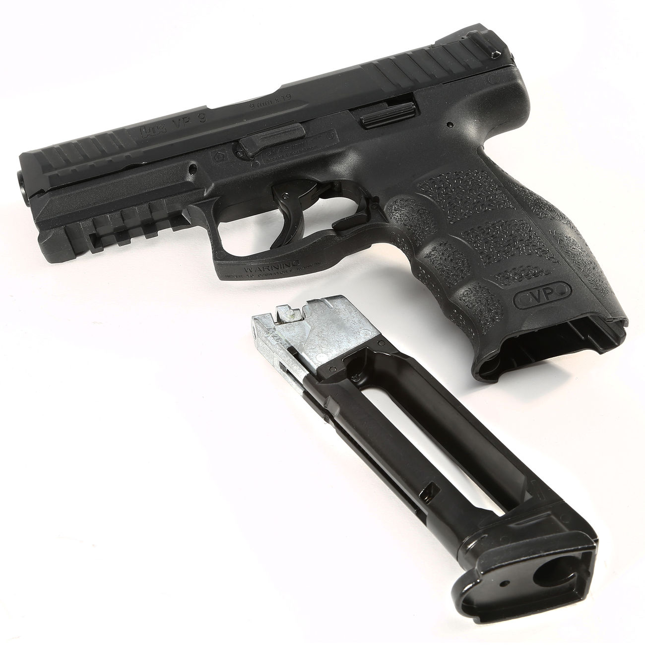  Heckler & Koch VP9 CO2-Luftpistole 4,5mm BB Metallschlitten schwarz Bild 4
