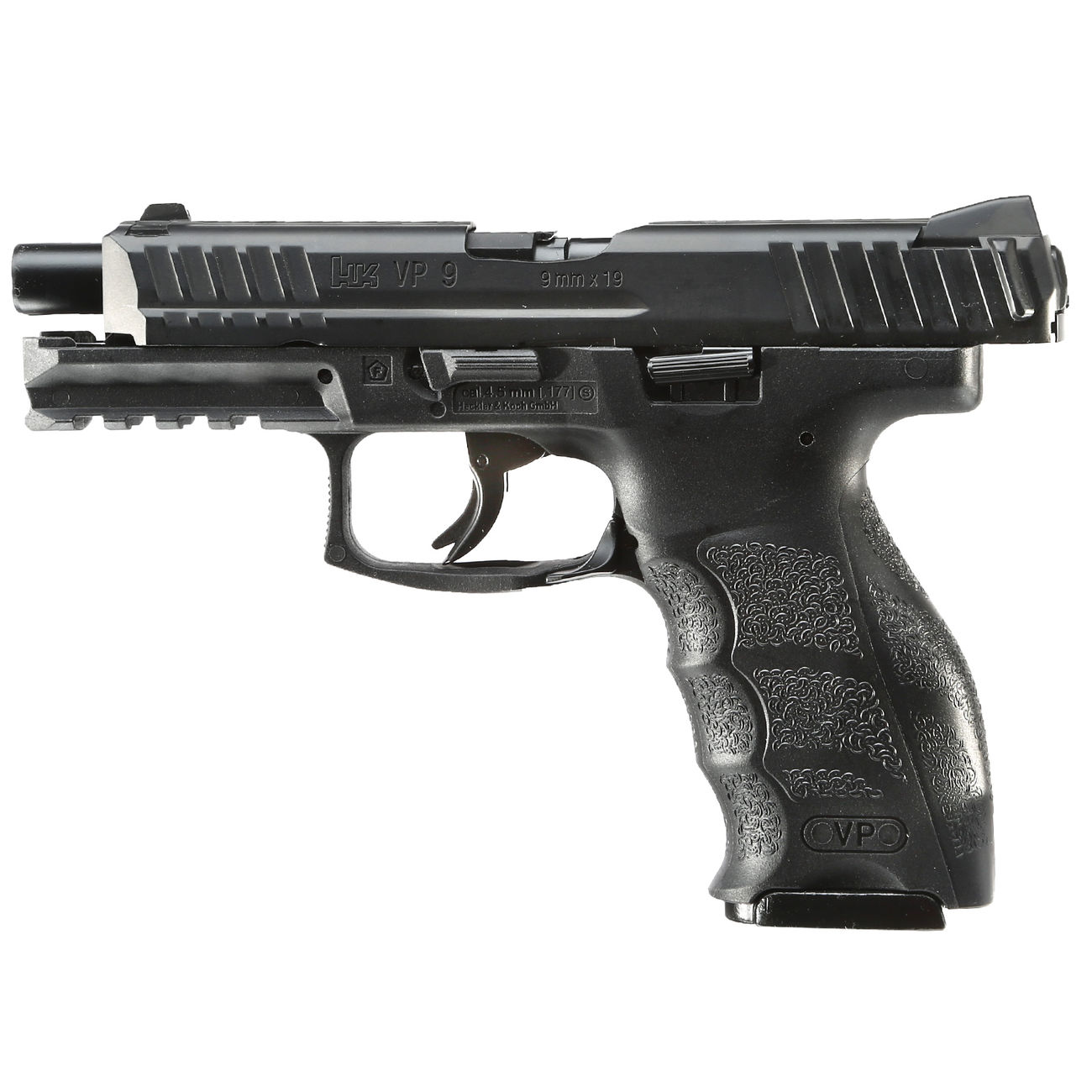   Heckler & Koch VP9 CO2-Luftpistole 4,5mm BB Metallschlitten schwarz Bild 5