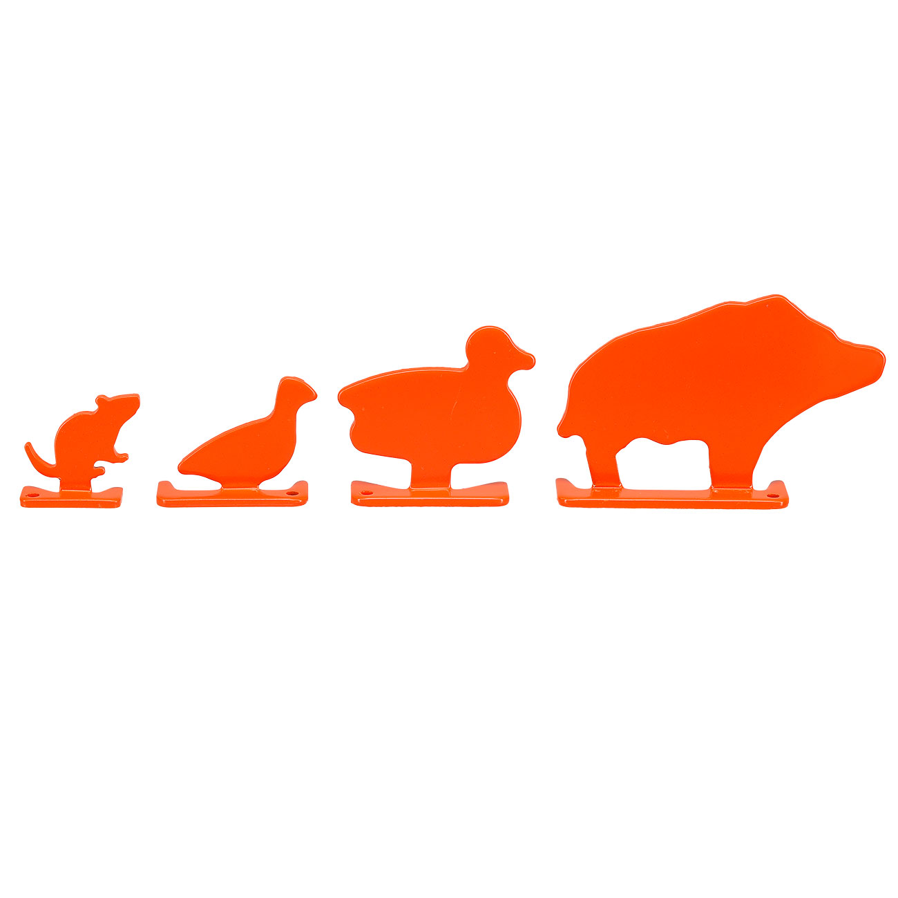 First Strike Stahlziele zum Aufstellen Animals 4 Stück