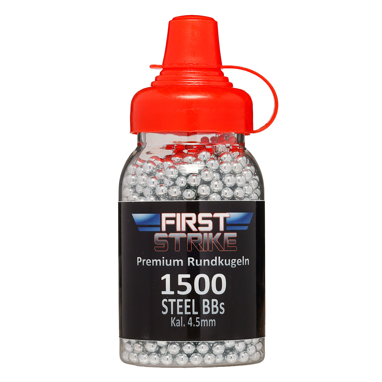 First Strike Carbonstahl Rundkugeln 4,5 mm 1500 St. Schnelllader