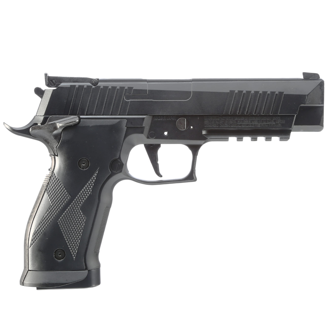 Sig Sauer X-Five CO2 Luftpistole Kal. 4,5 mm Diabolo schwarz Vollmetall Blowback Bild 3