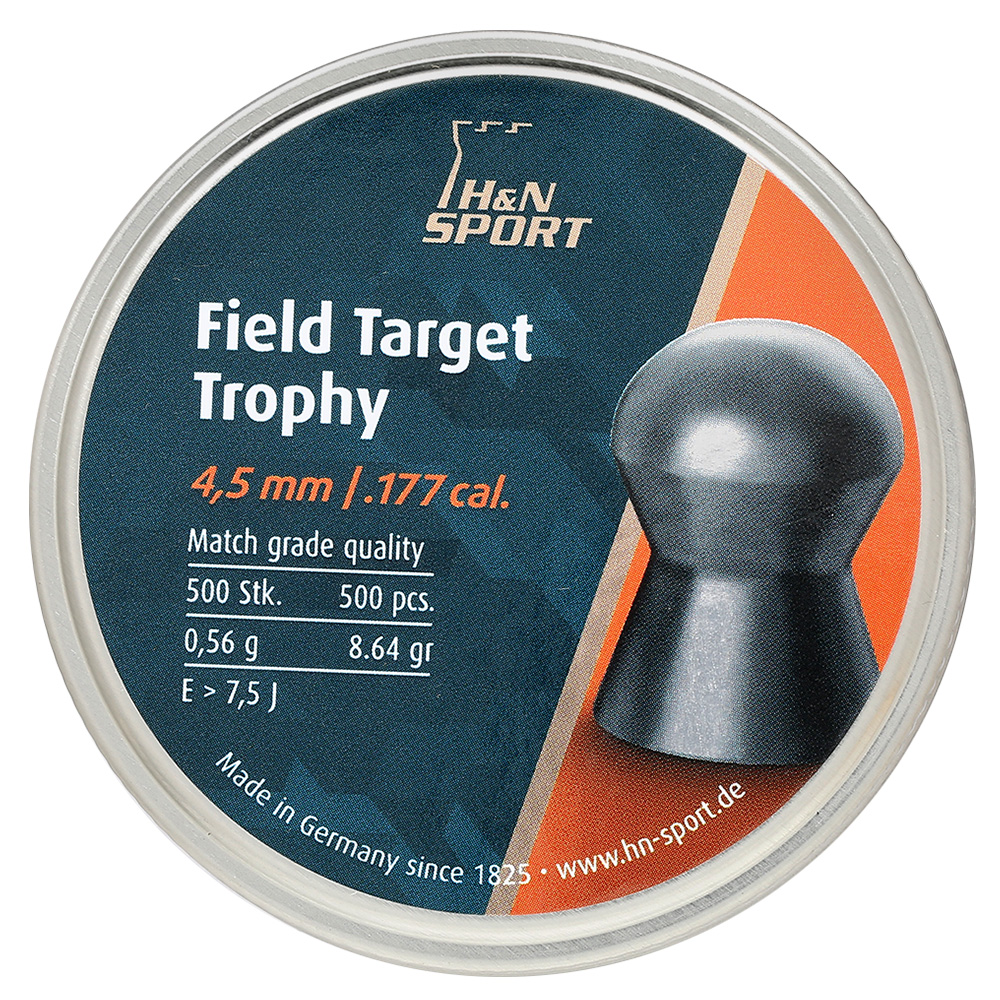 H&N Rundkopf-Diabolo Field Target Trophy 4,5 mm 500 Stück Bild 1