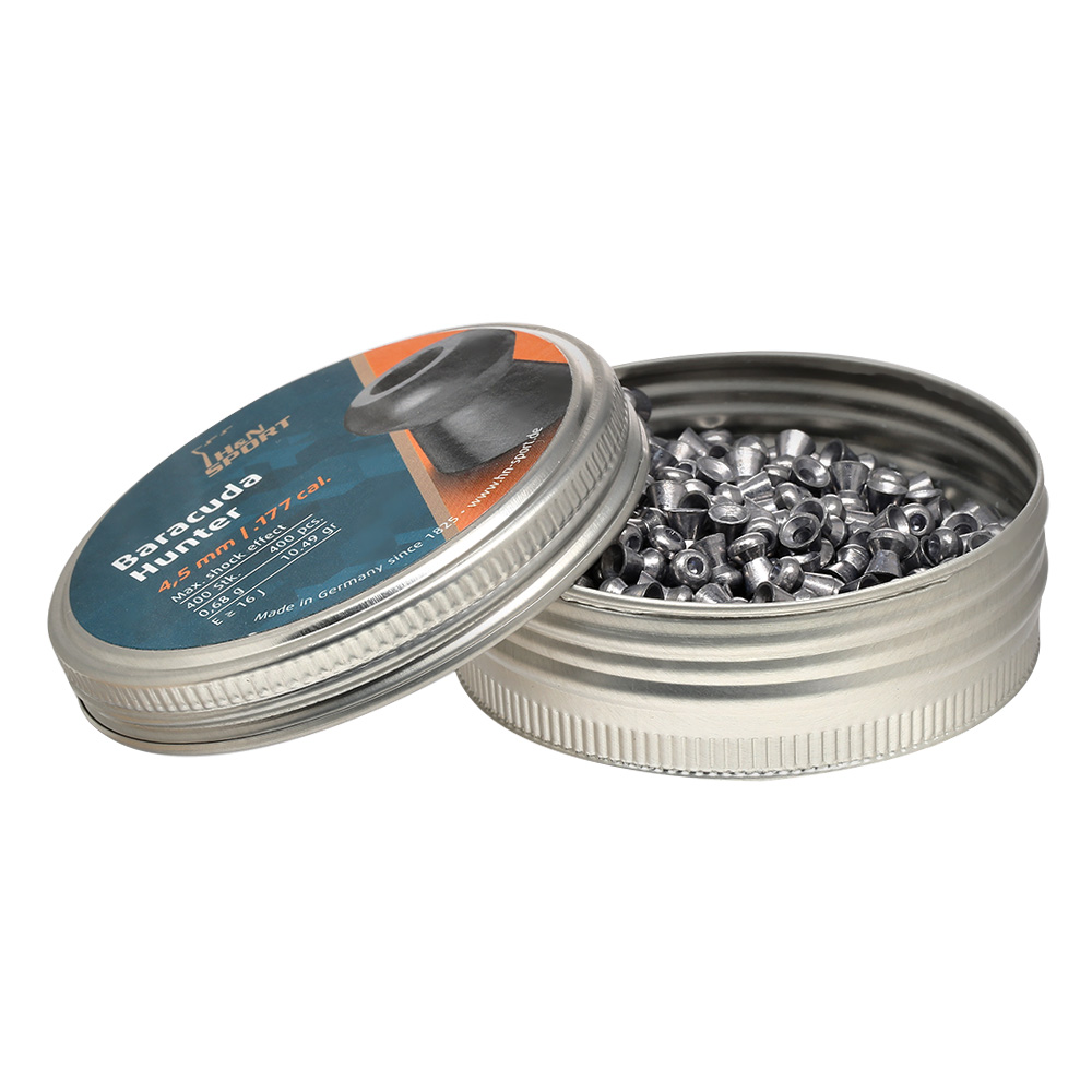 H&N Rundkopf-Diabolo Baracuda Hunter Hohlspitze 4,5 mm 400 Stck Bild 1