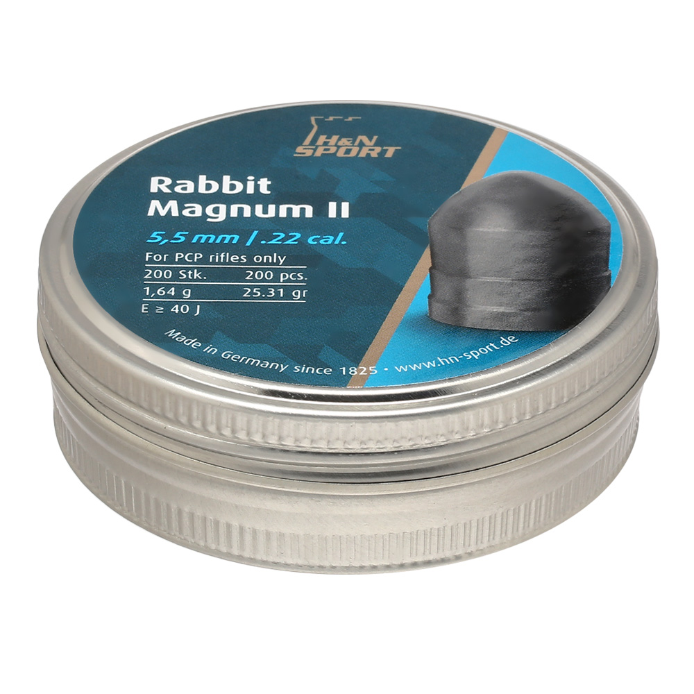 H&N Spitzkopf-Diabolo Rabbit Magnum II 5,5 mm 200 Stück extra schwer Bild 1