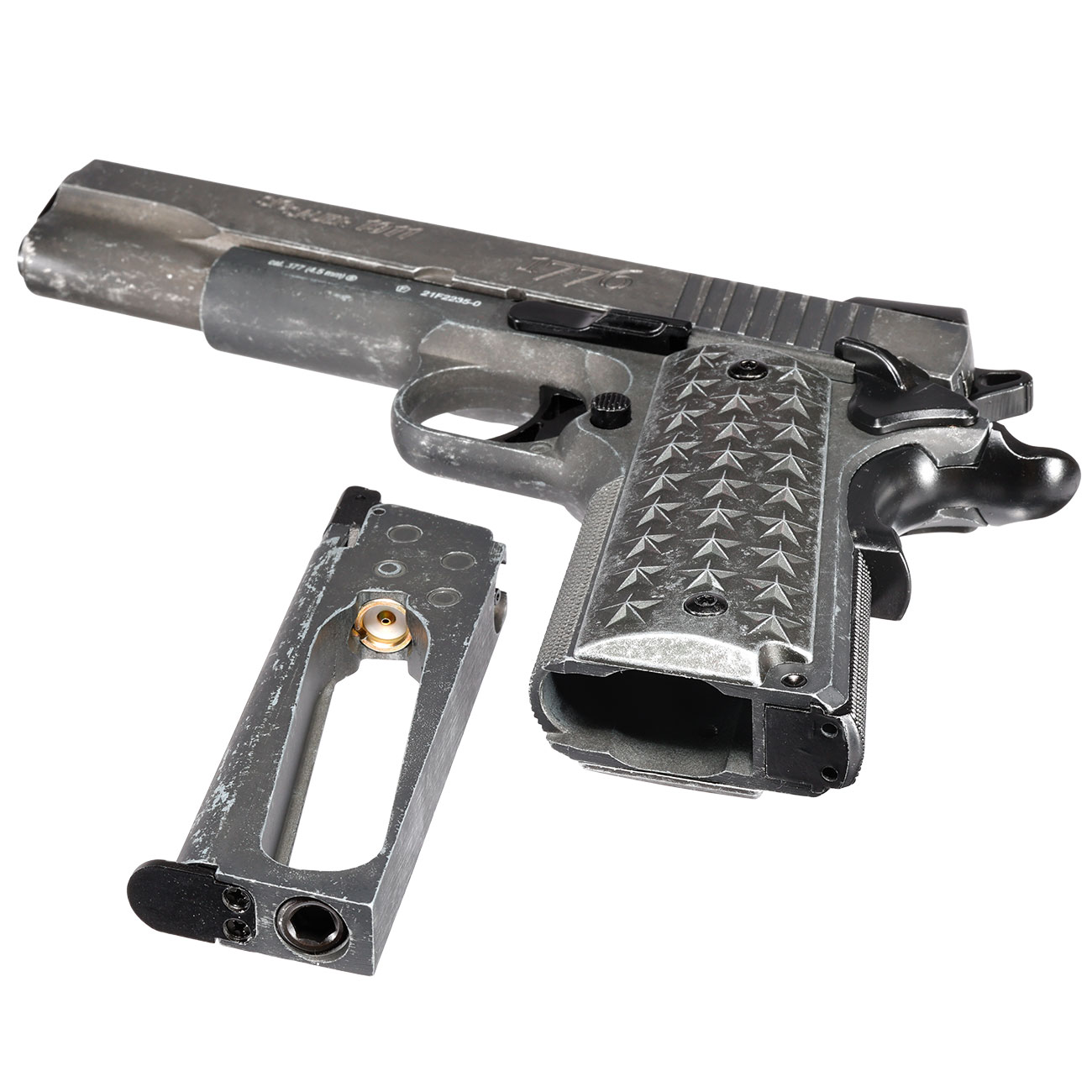 Sig Sauer 1911 WTP Special Edition CO2 Luftpistole Kal. 4,5 mm BB Vollmetall Bild 5